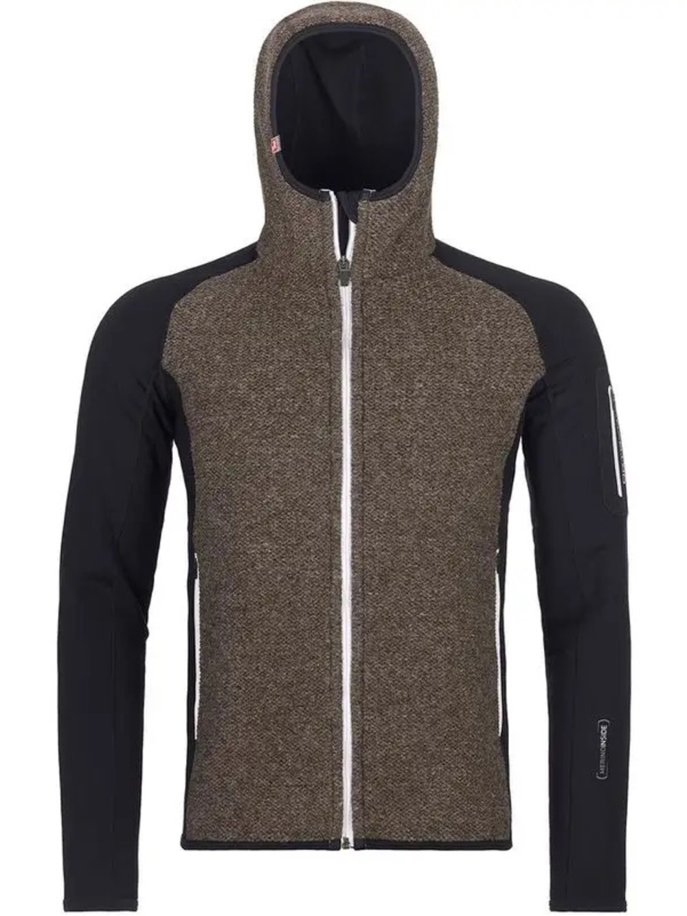 Ortovox Fleece Plus Classic Knit Hoody Black/Brown Men’s XL